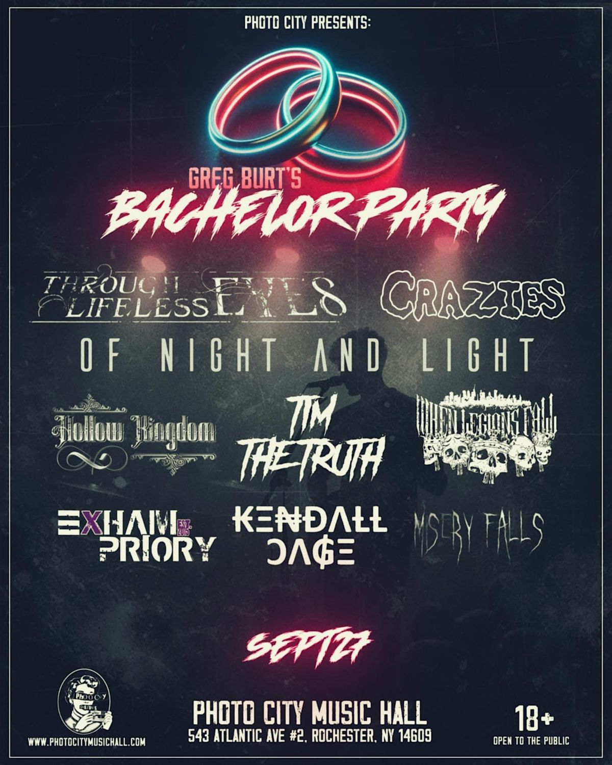 Greg Burt's Bachelor Party Show (Rochester Edition), 27 September | Event in Rochester | AllEvents