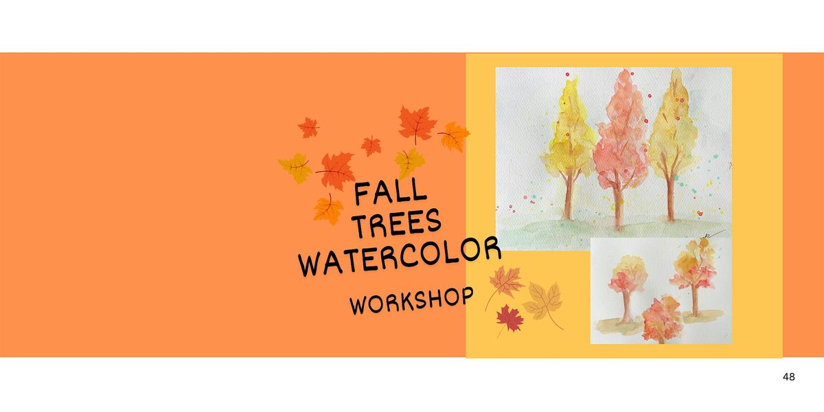 Fall Watercolor Trees Workshop All Levels, 20 September | Event in Flagler Beach | AllEvents