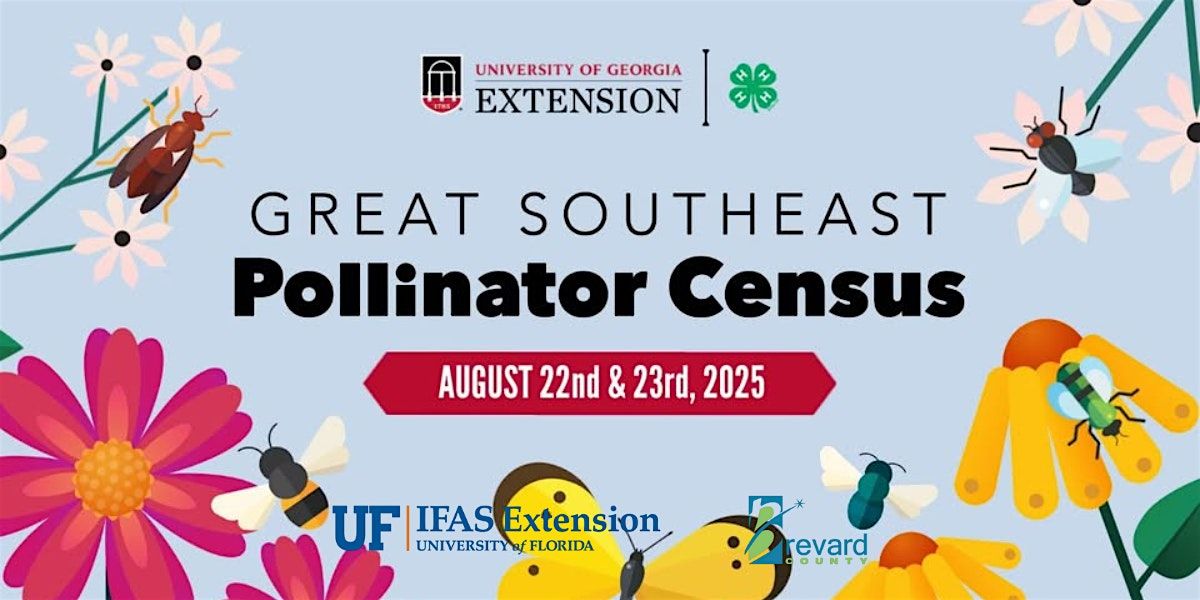 The Great Southeast Pollinator Census in Brevard, 22 August | Event in Cocoa | AllEvents