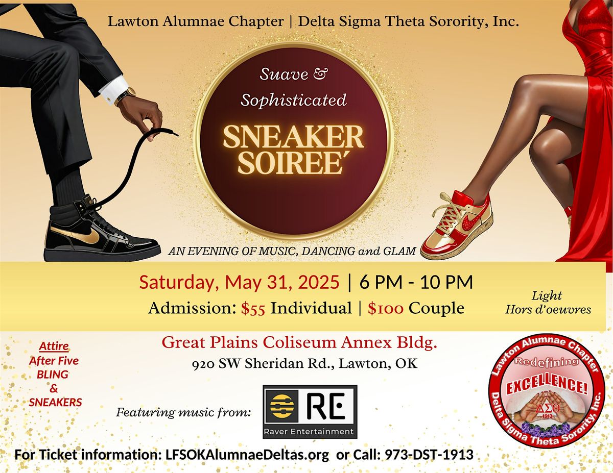 Suave & Sophisticated SNEAKER SOIREE', 31 May | Event in Lawton | AllEvents