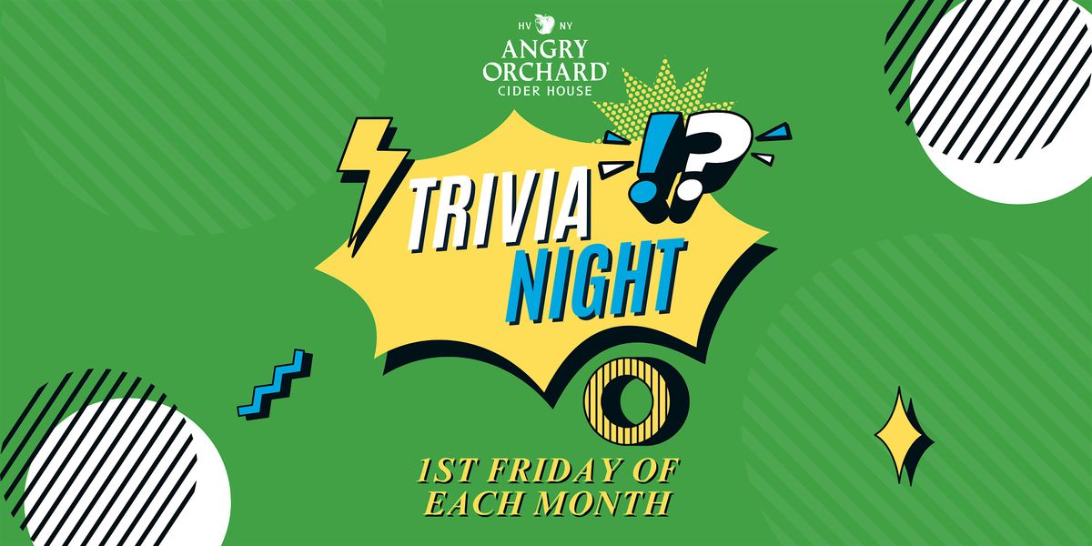 Trivia Night at Angry Orchard | Event in Walden | AllEvents