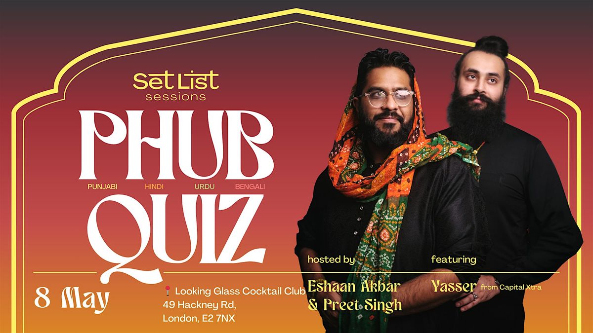 PHUB Quiz - A South Asian Pub Quiz, 30 October | Event in London | AllEvents