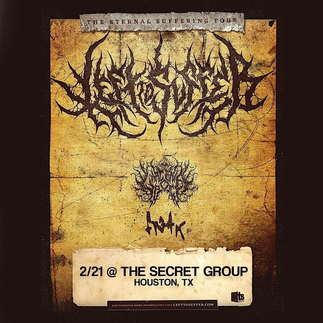 Left to Suffer: Eternal Suffering Tour, 21 February | Event in Houston | AllEvents