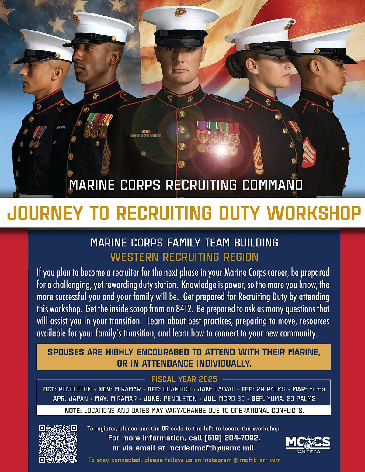 Journey to Recruiting Duty Workshop, 24 June | Event in San Diego | AllEvents