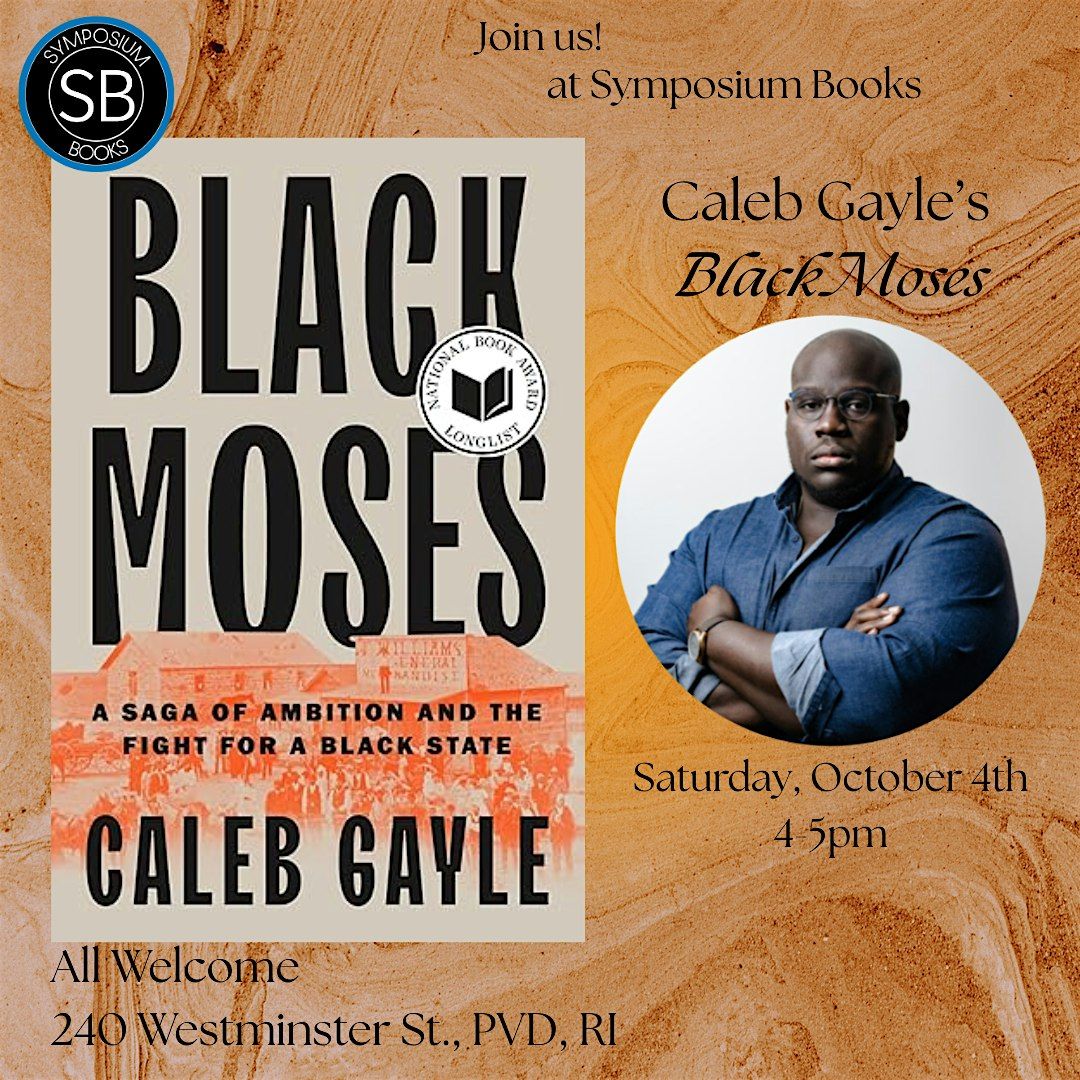 Author Event! Caleb Gayle's "Black Moses", 4 October | Event in Providence | AllEvents