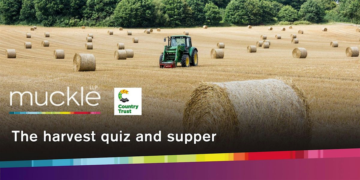 Muckle LLP & The Country Trust: Annual Harvest Quiz 2026, 24 September | Event in Morpeth | AllEvents