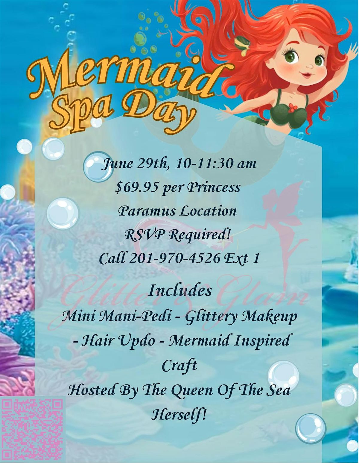 Mermaid Spa Day at Glitter & Glam Paramus, 29 June | Event in Paramus | AllEvents