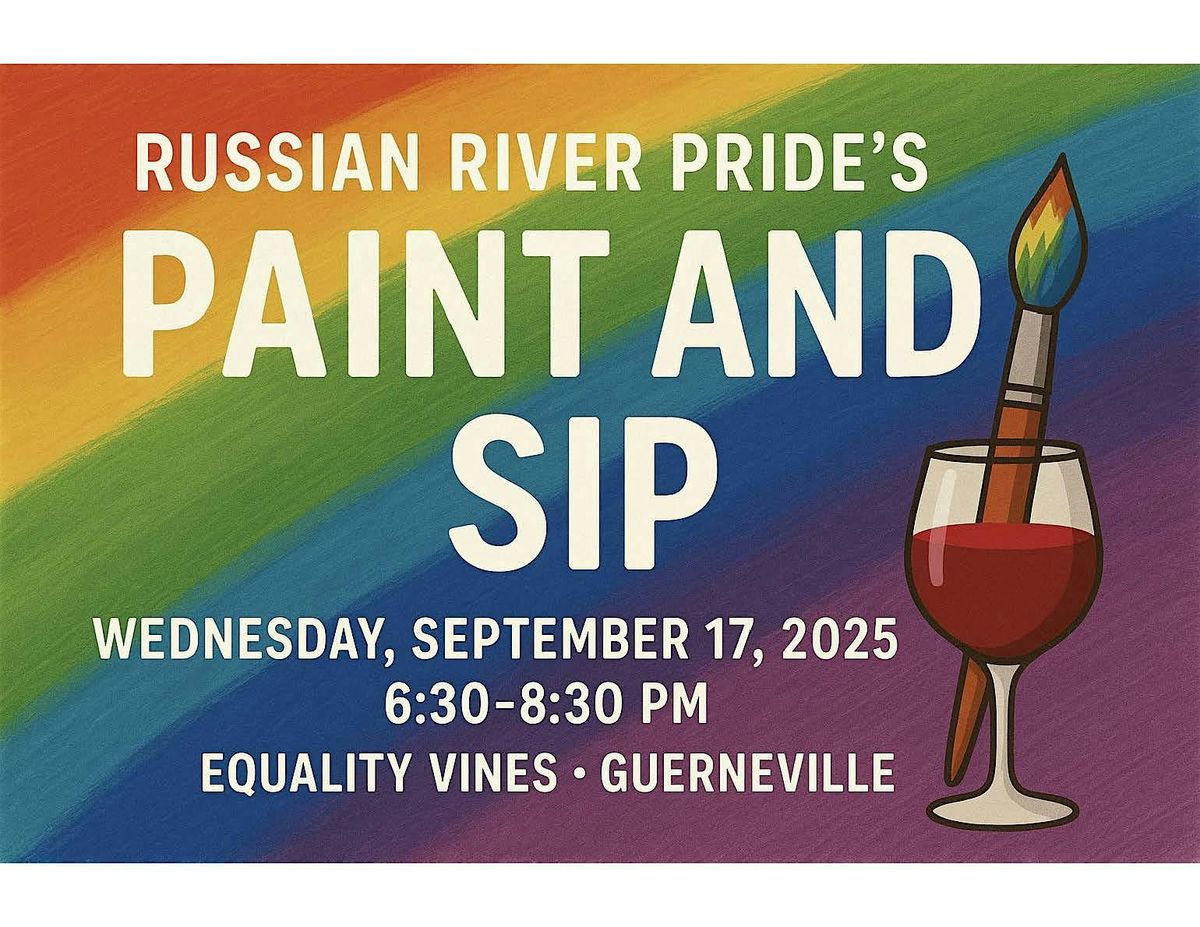 Russian River Pride  Paint and Sip - Pass the Canvas, 17 September | Event in Guerneville | AllEvents