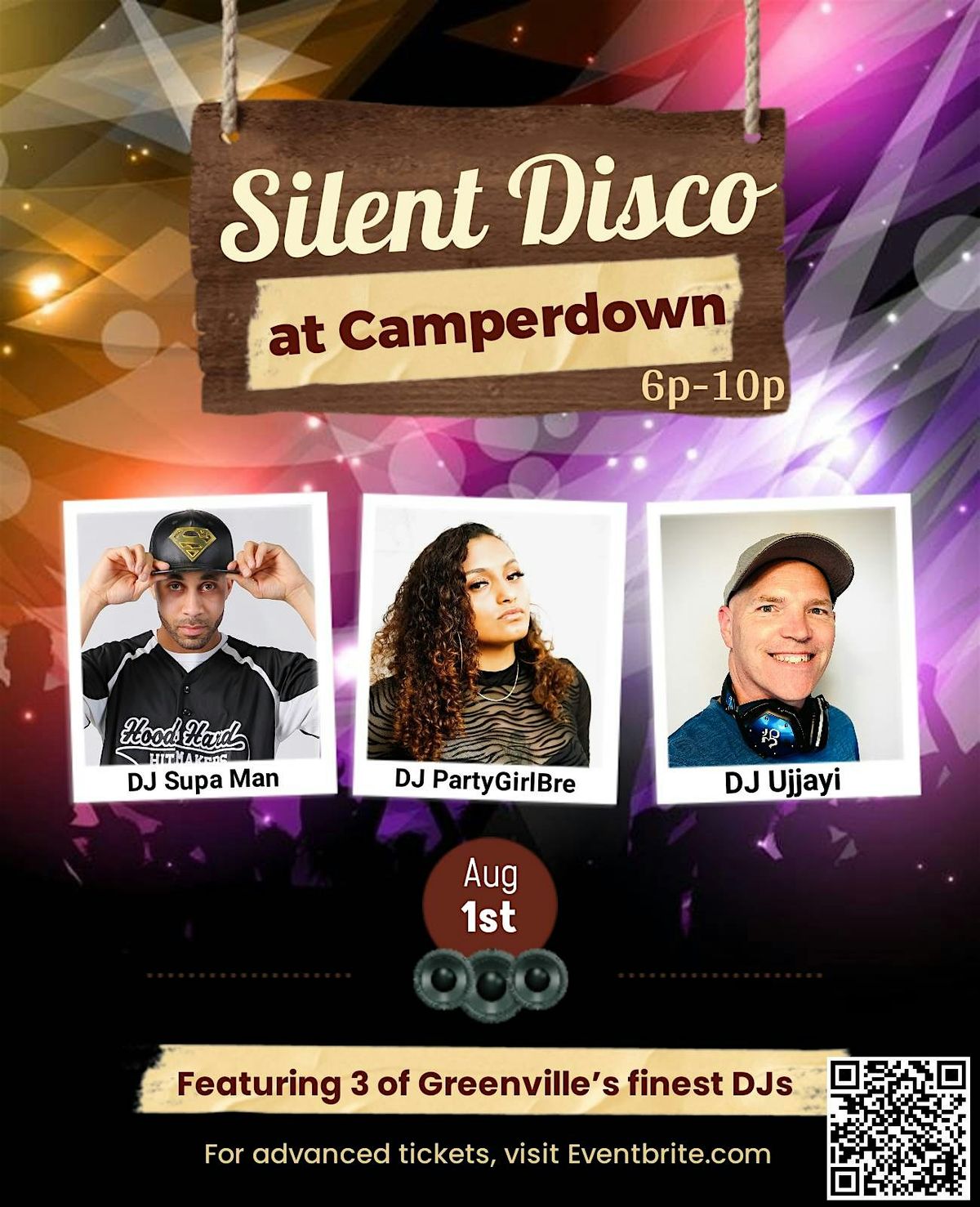 Silent Disco At Camperdown, 1 August | Event in Greenville | AllEvents