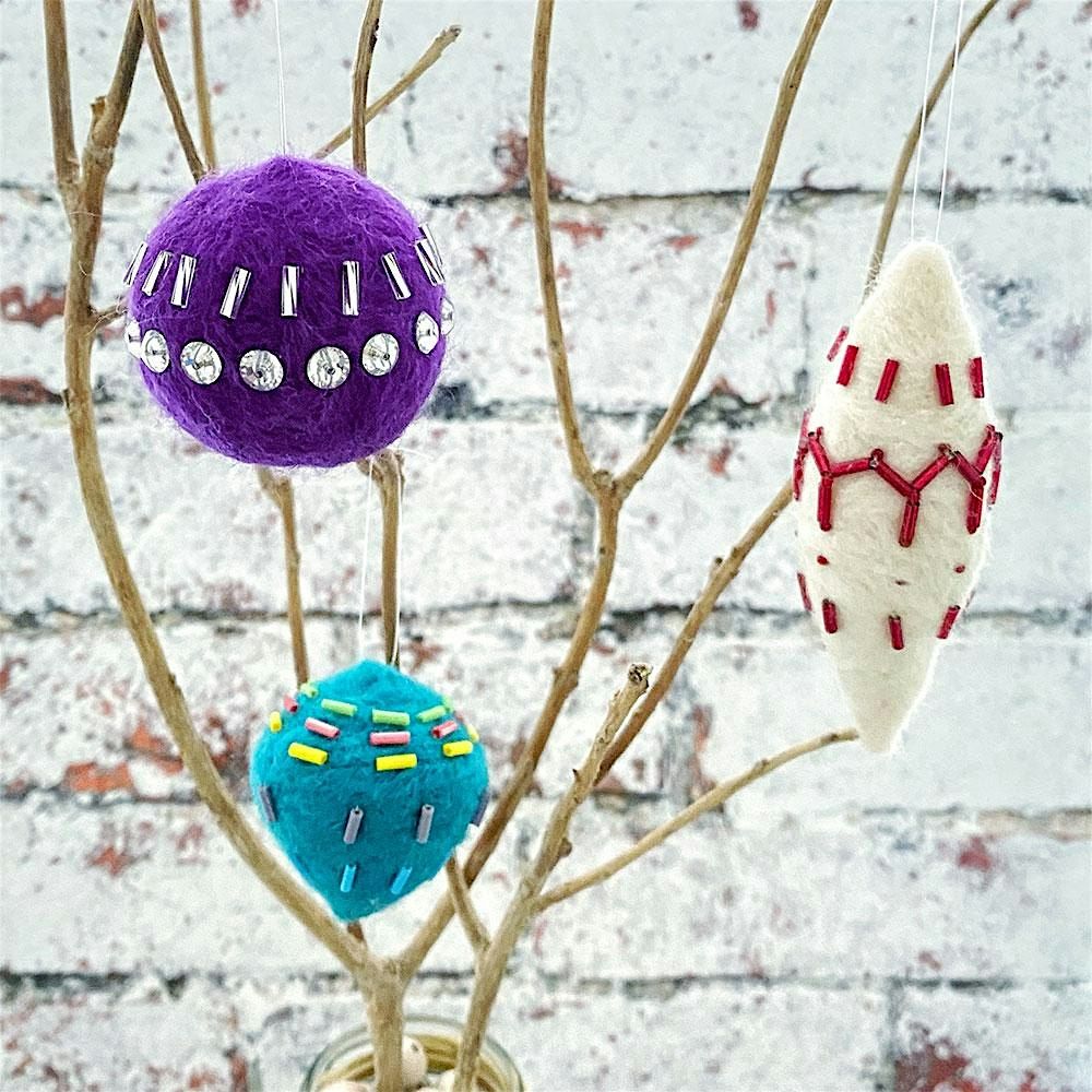 Needle Felted Festive Decorations Workshop, 8 November | Event in Nottingham | AllEvents