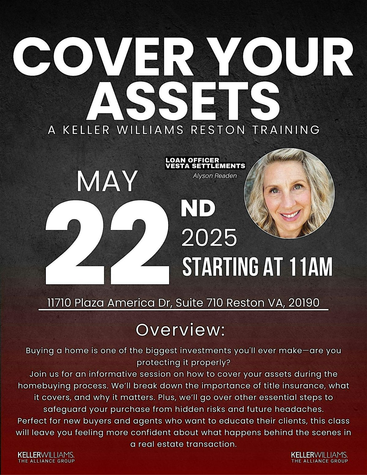 CYA: Cover Your Assets | Event in Reston | AllEvents