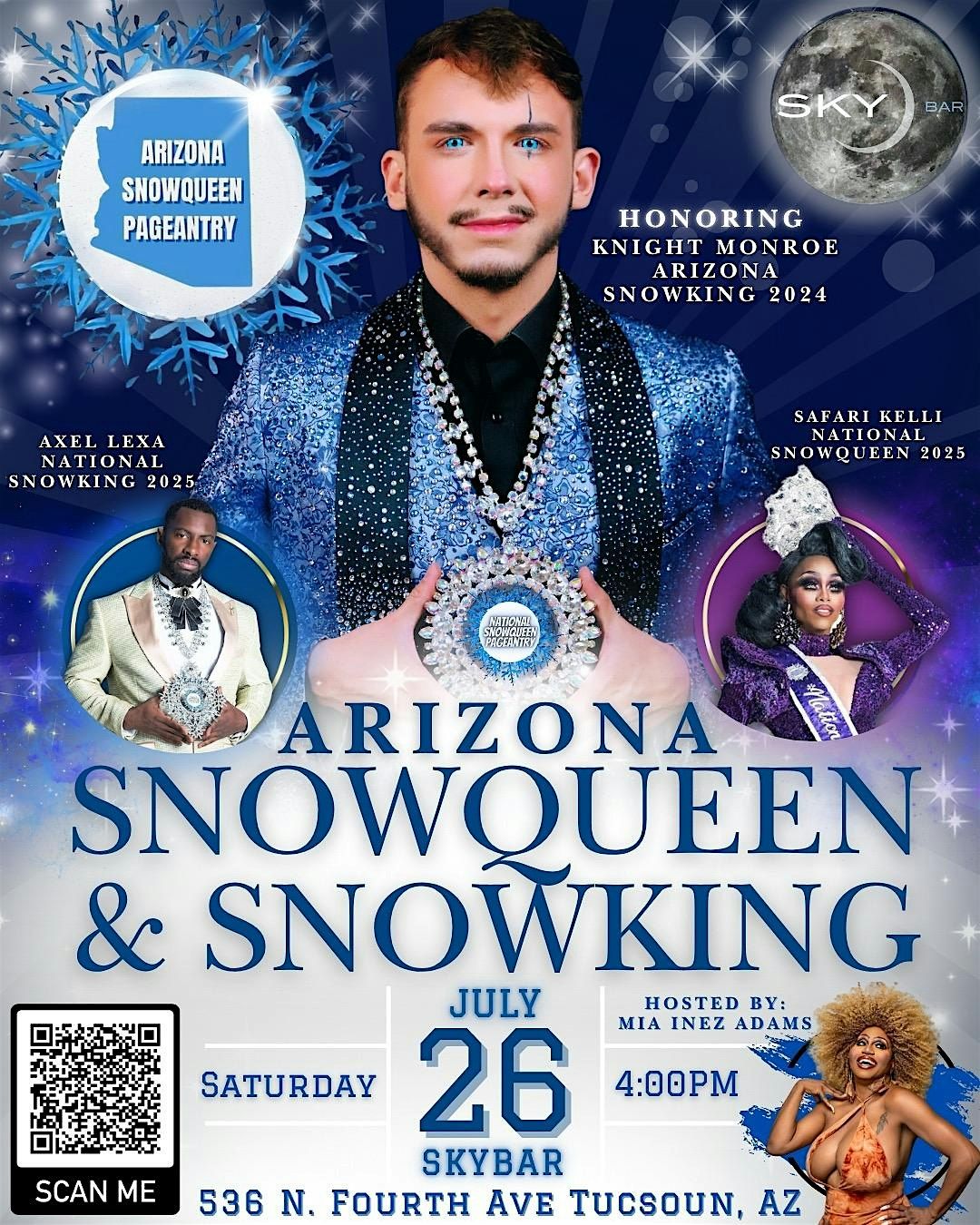 Arizona SnowQueen & SnowKing Pageant 2025, 26 July | Event in Tucson | AllEvents