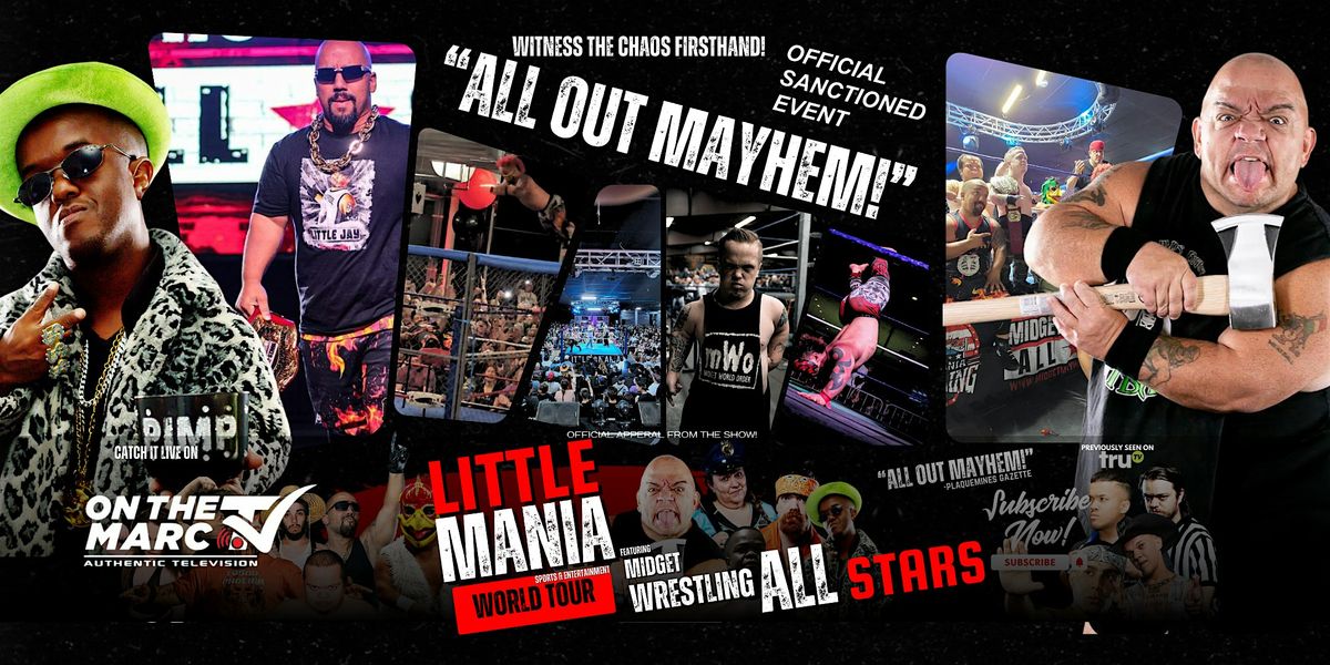 Little Mania Midget Wrestling – Leesville, LA – Sep 08, 2025 – Buy Now, 8 September | Event in Leesville