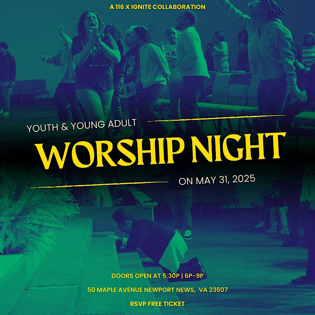 Youth & Young Adult Worship Night, 31 May | Event in Newport News | AllEvents
