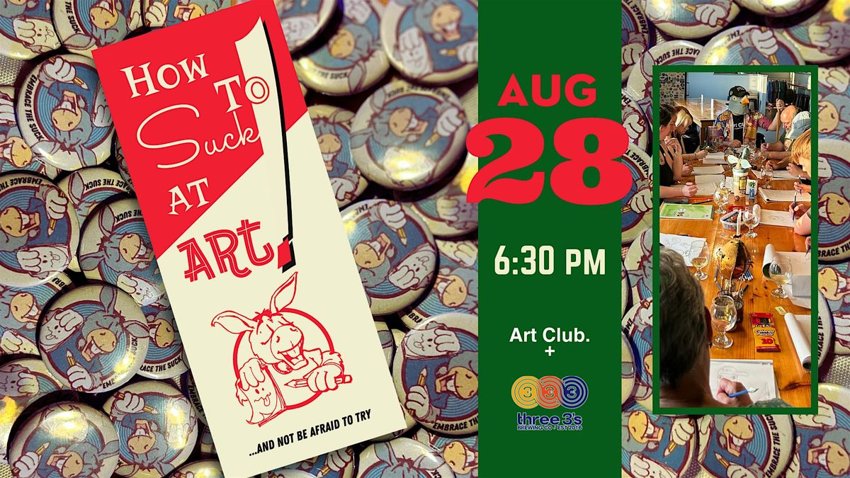 How to Suck at Art (...and not be afraid to try), 28 August | Event in Hammonton | AllEvents