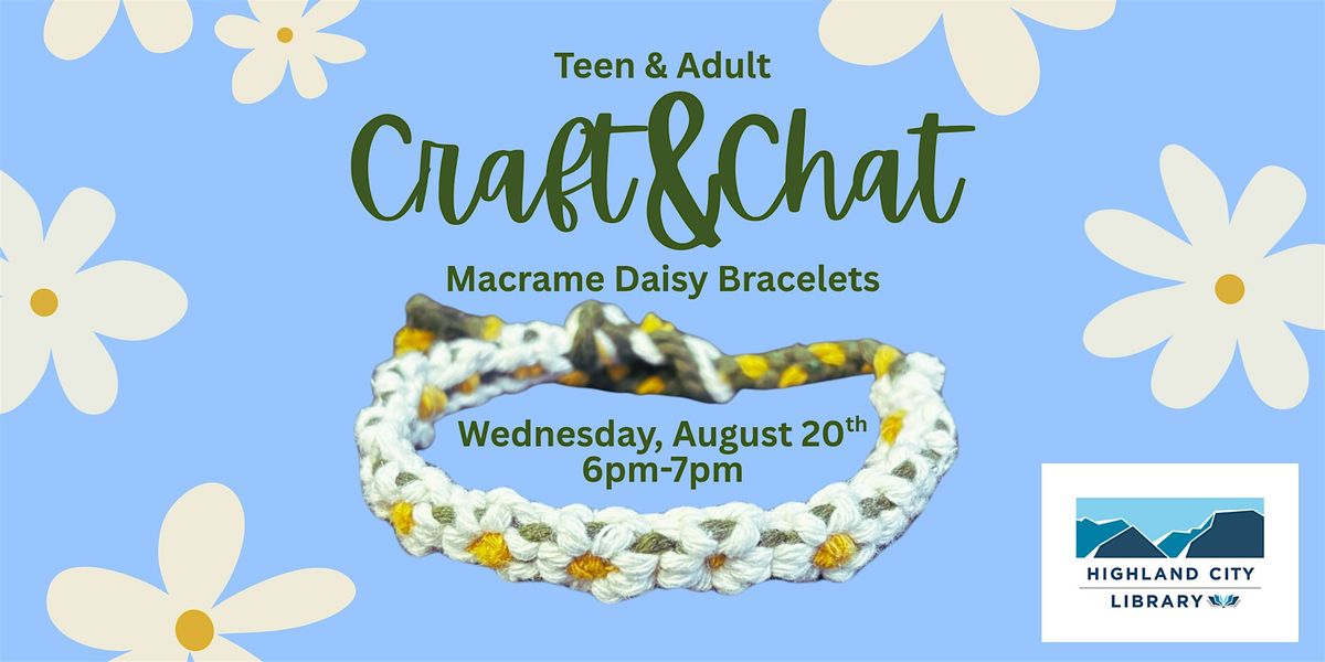 Craft & Chat - August, 20 August | Event in Highland | AllEvents