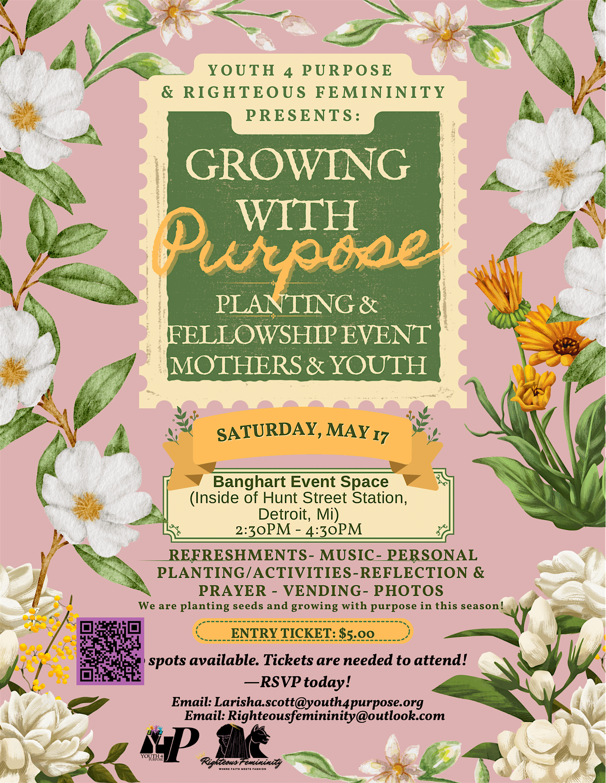 Growing With Purpose: Planting & Fellowship, 17 May | Event in Detroit | AllEvents
