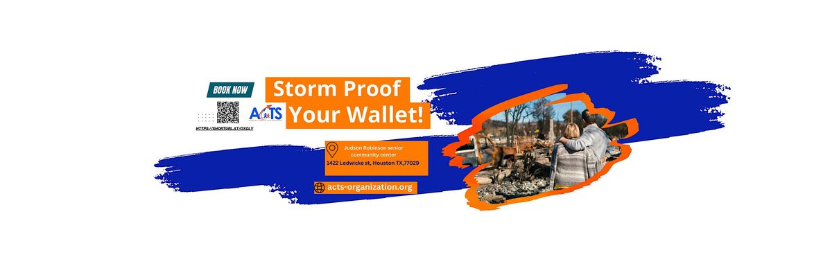 Storm Proof Your Wallet, 23 August | Event in Houston | AllEvents