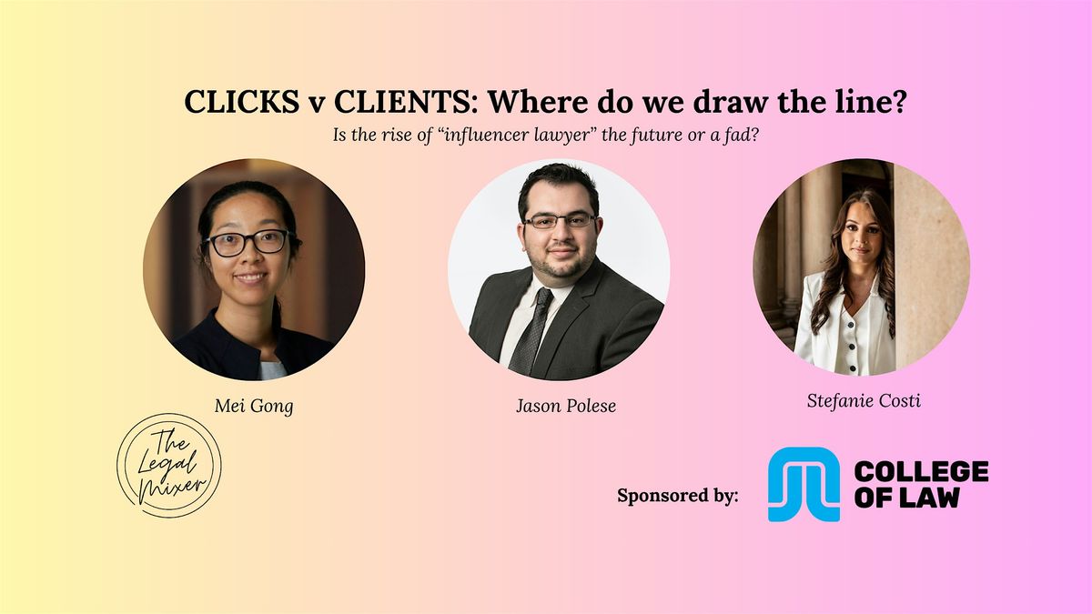 CLICKS v CLIENTS: Where do we draw the line? | Panel Session, 9 September | Event in Sydney | AllEvents