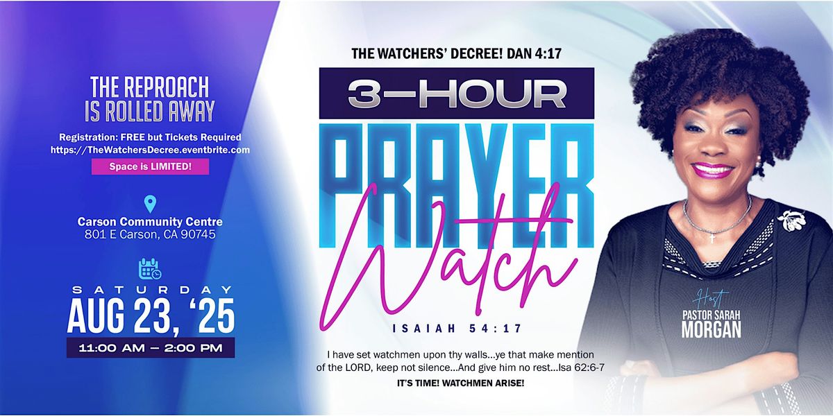 The Watchers' Decree, 23 August | Event in Carson | AllEvents