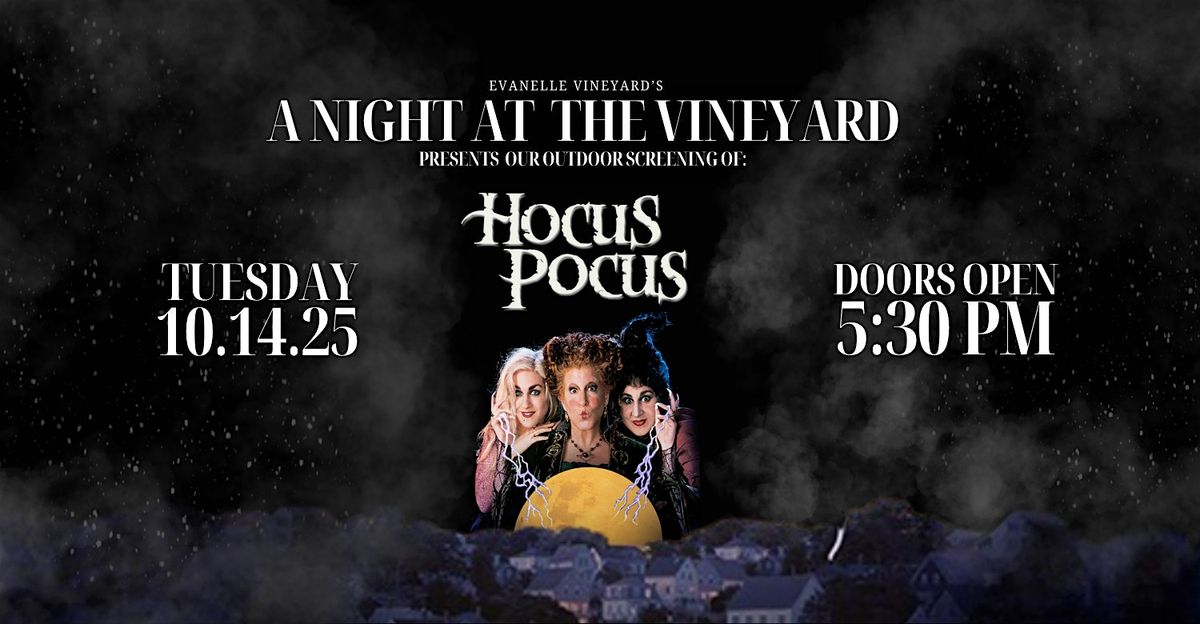 HOCUS POCUS - A NIGHT AT THE VINEYARD, 14 October | Event in Madera | AllEvents