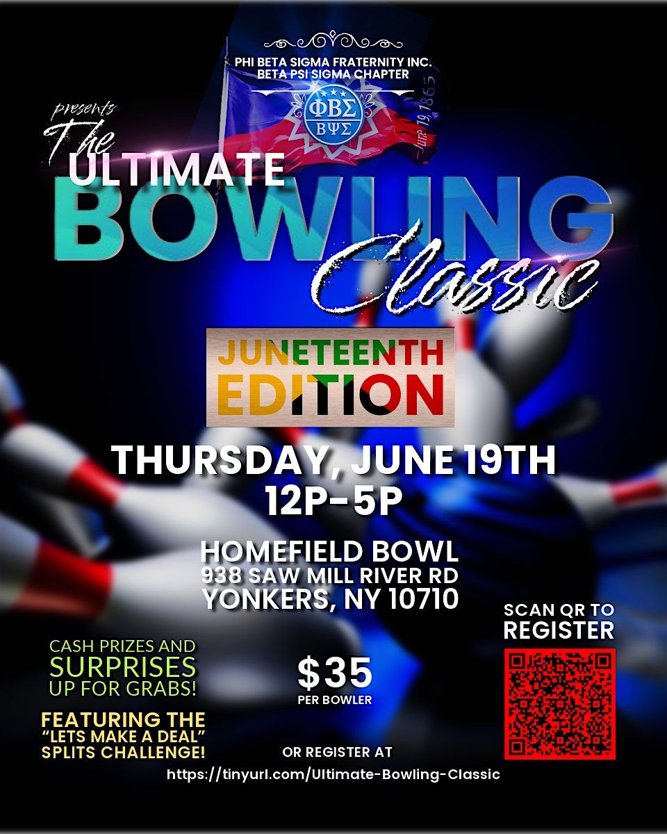 33rd Ultimate Bowling Classic - Juneteenth Edition, 19 June | Event in Yonkers | AllEvents