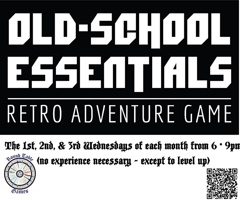 Old School Essentials RPG at Round Table Games | Event in Carver | AllEvents