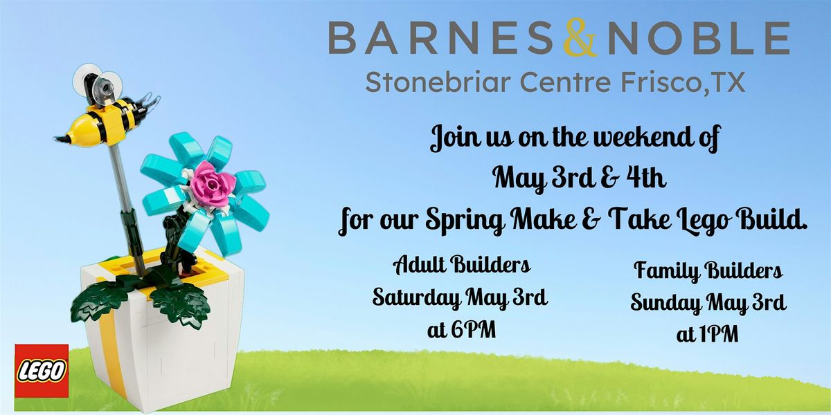 Lego Make & Take Spring Build Event | Event in Frisco | AllEvents