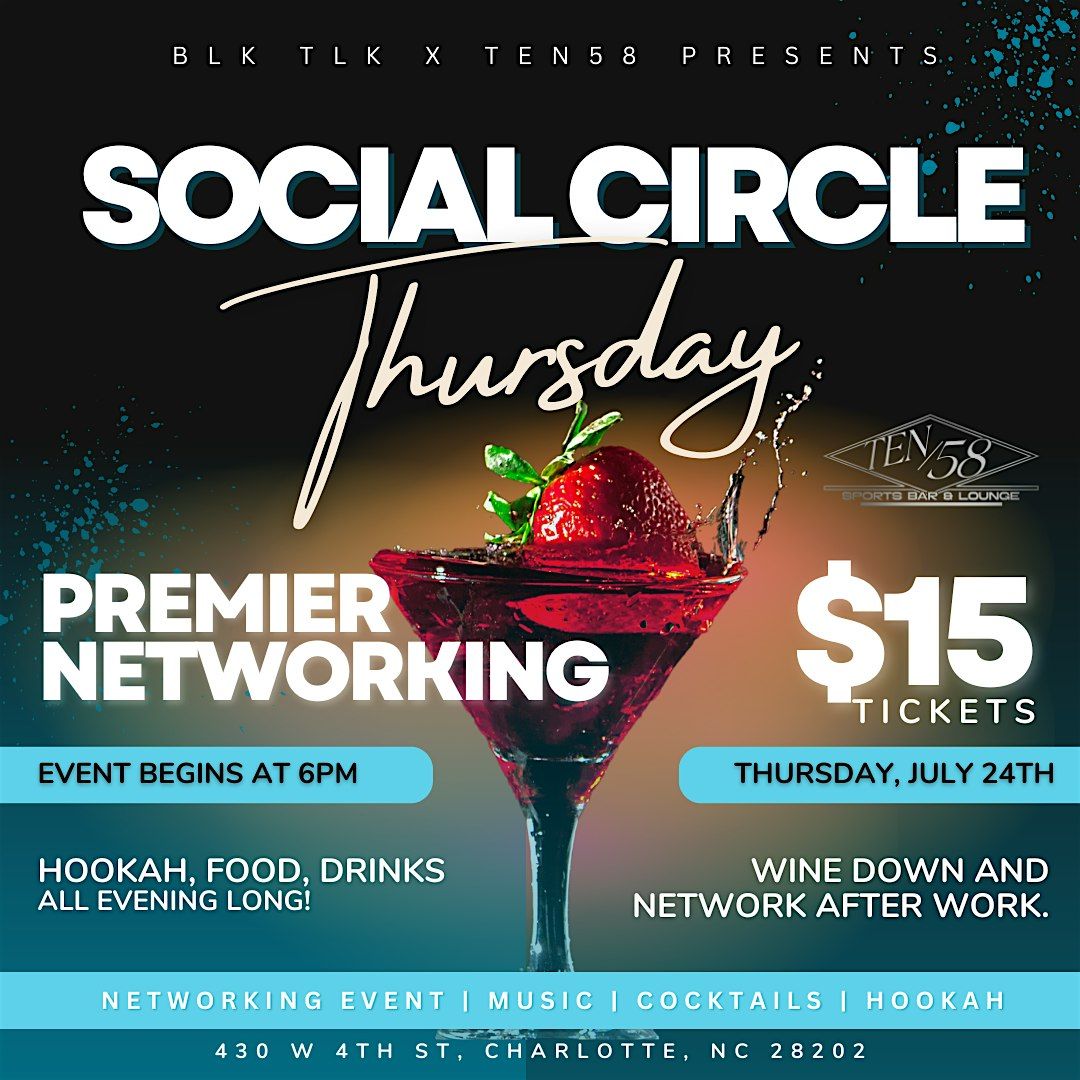The Social Circle Networking Mixer, 24 July | Event in Charlotte | AllEvents