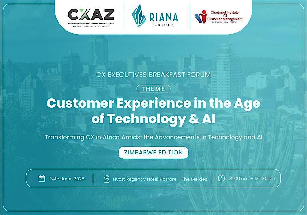 Customer Experience in the Age of Technology and AI, 24 June | Event in Harare | AllEvents