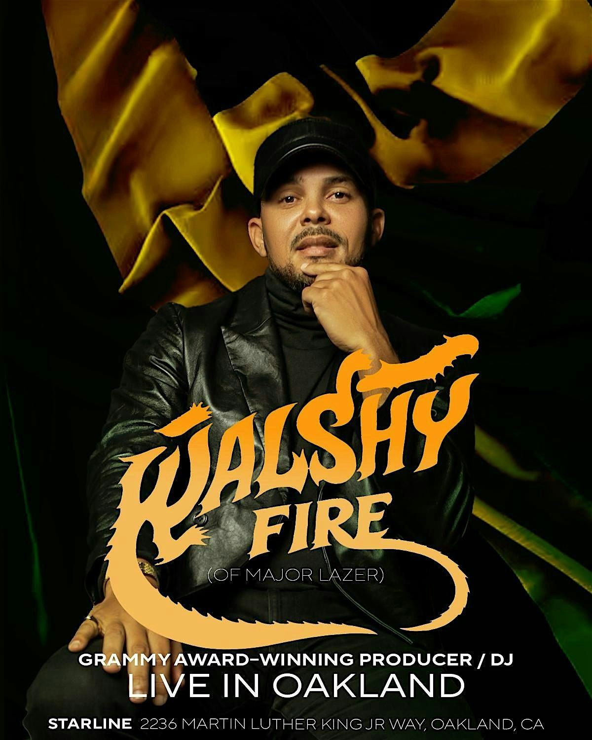 WALSHY FIRE from Major Lazer Live in Oakland! July 4th Afro Rave