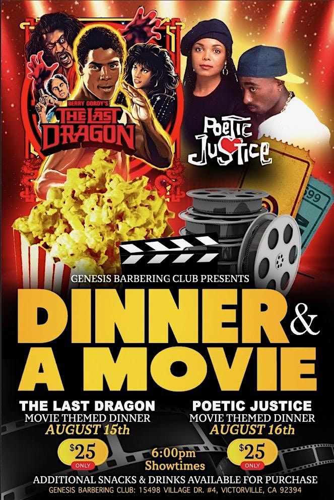 Dinner and a Movie Night, 15 August | Event in Victorville | AllEvents