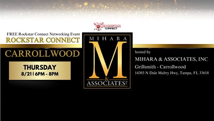 Free Rockstar Connect Carrollwood Networking Event (August, Tampa, FL), 21 August | Event in Tampa | AllEvents