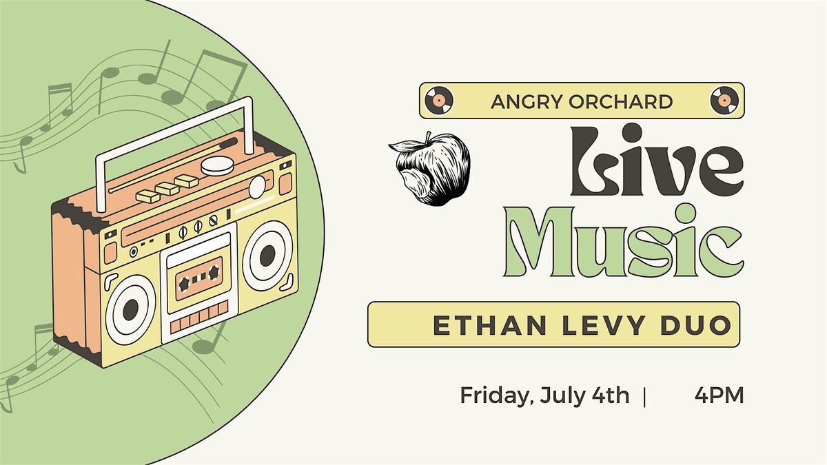 Live Music at Angry Orchard: Ethan Levy Duo, 4 July | Event in Walden | AllEvents