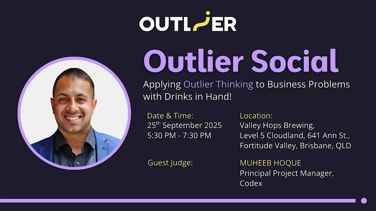 Outier Social - September, 25 September | Event in Fortitude Valley | AllEvents