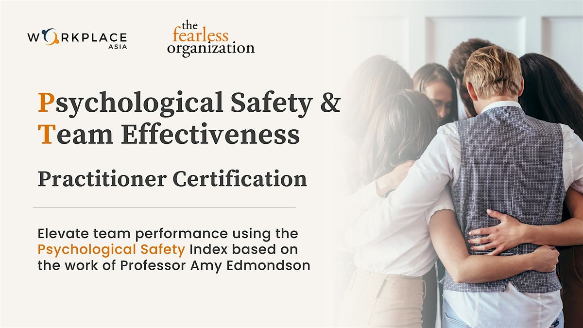 (2 and 3 Mar 2026) Team Effectiveness Practitioners Certification, 2 March | Event in Singapore | AllEvents