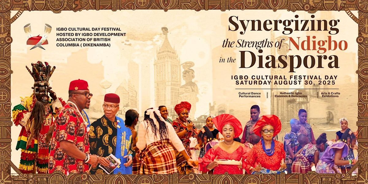 Igbo Cultural Day Festival 2025 – Hosted by IDAOBC (Dikenamba), 30 August | Event in Surrey | AllEvents