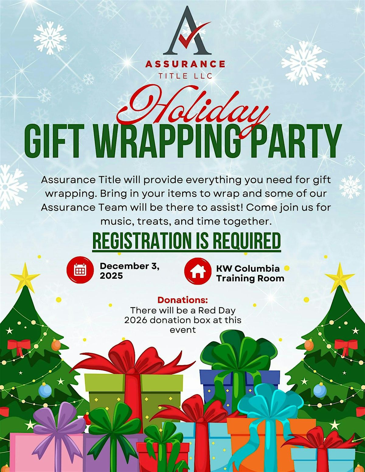 Holiday Gift Wrapping Party- Columbia, 3 December | Event in Columbia | AllEvents