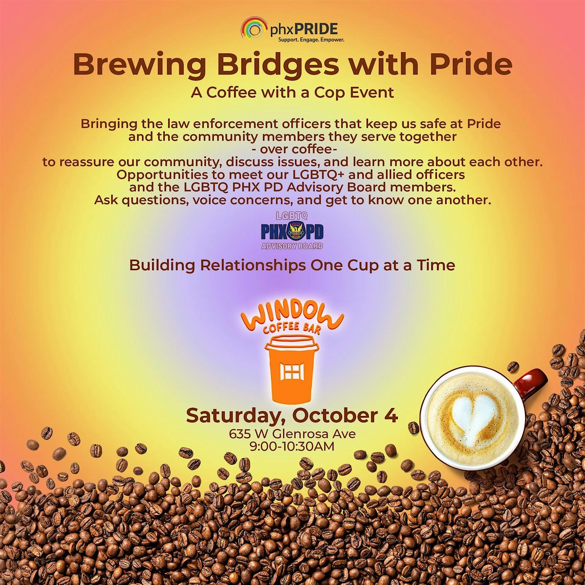 Brewing Bridges with Phoenix Pride, 4 October | Event in Phoenix | AllEvents