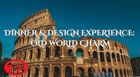Dinner & Design Experience: Timeless Italian – Old-World Charm, 27 October | Event in Stevens Point