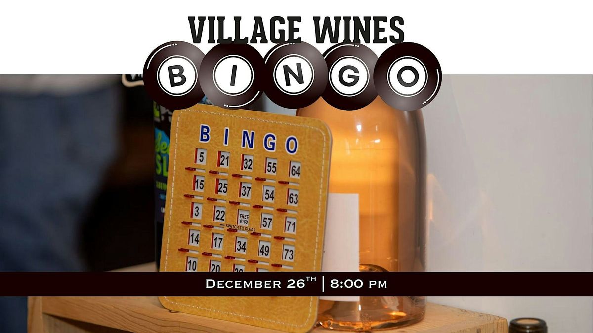 Village Wines Friday Night Bingo, 26 December | Event in Woodinville | AllEvents
