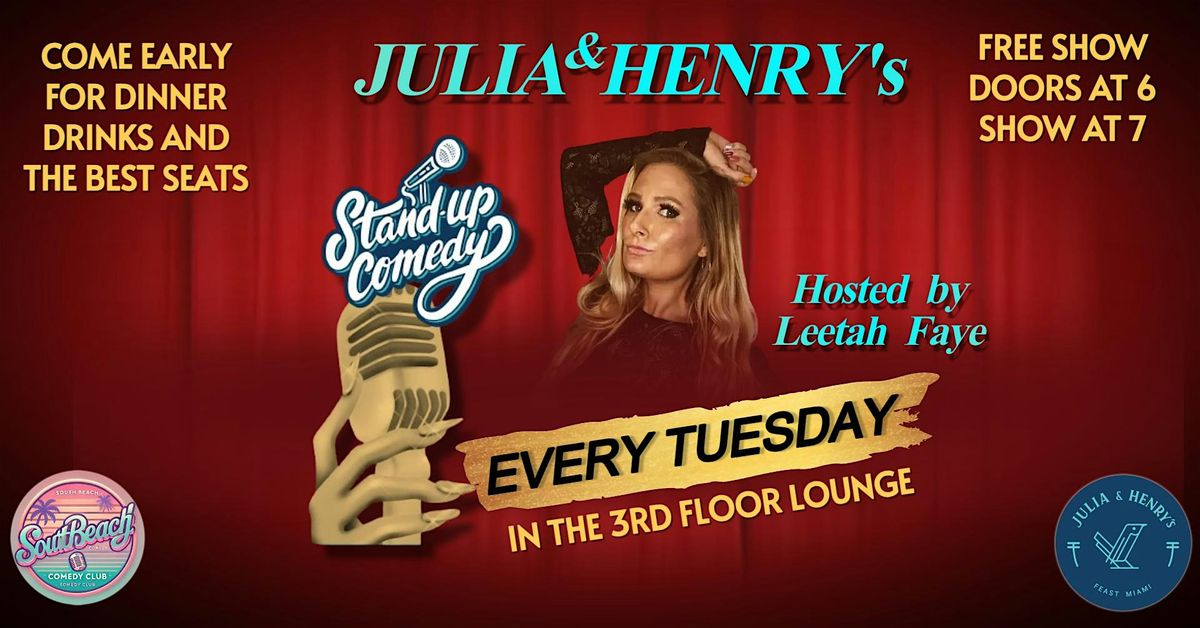 Julia & Henry's Comedy Show | Event in Miami | AllEvents