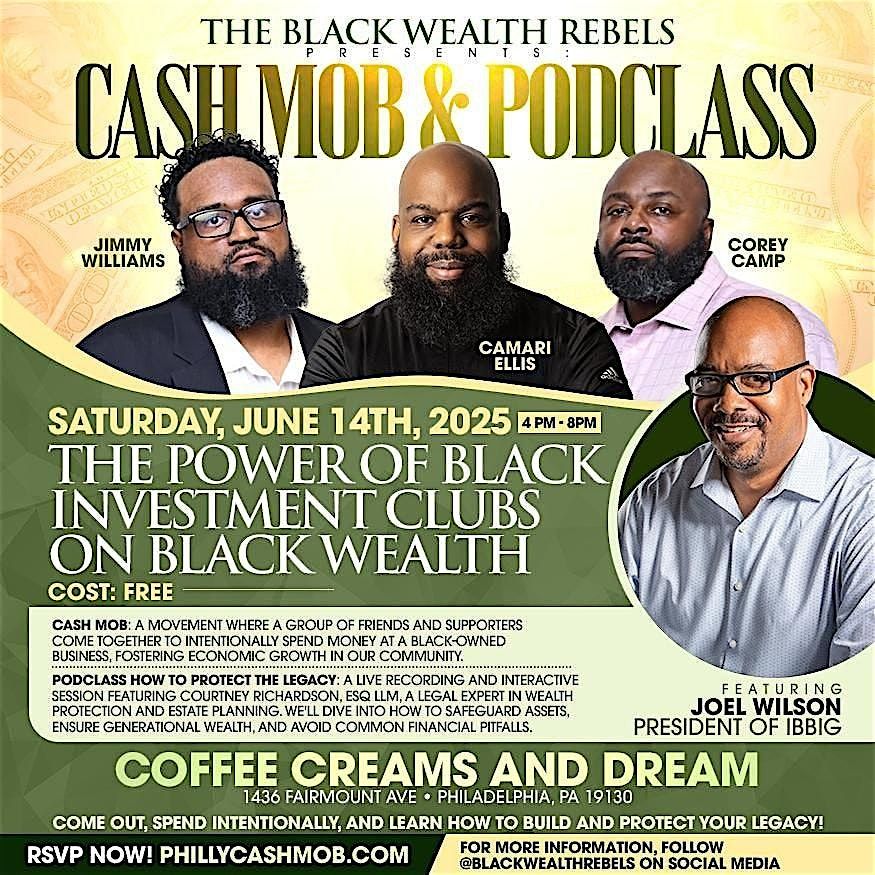 The Power of Black Investment Clubs, 14 June | Event in Philadelphia | AllEvents