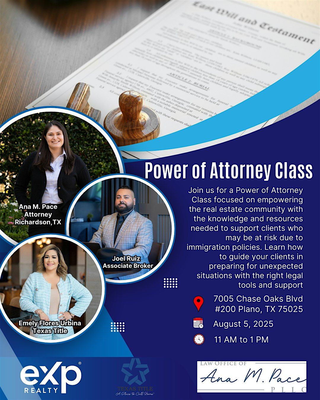 Power of Attorney, 5 August | Event in Plano | AllEvents