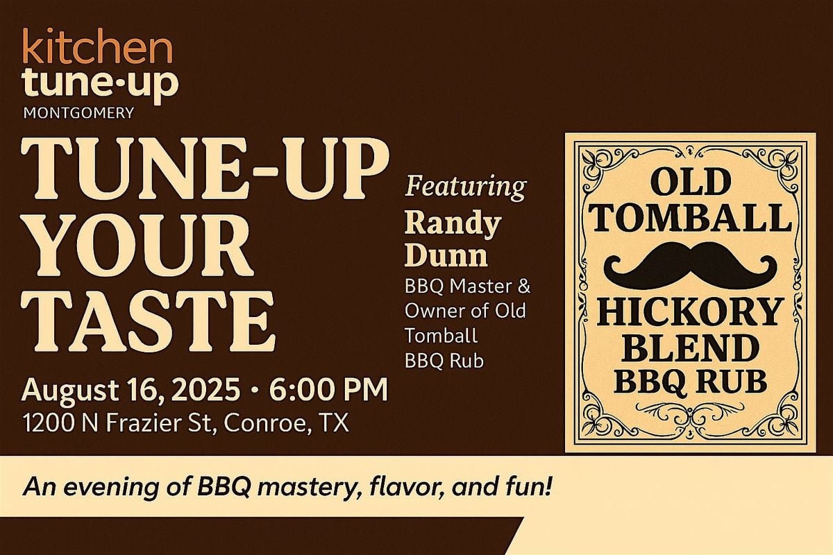 Tune Up  Your Taste- A Cooking Demo, 16 August | Event in Conroe | AllEvents