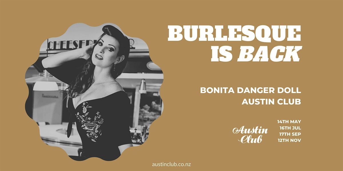 A Night of Burlesque | With Austin Club, 16 July | Event in Christchurch | AllEvents