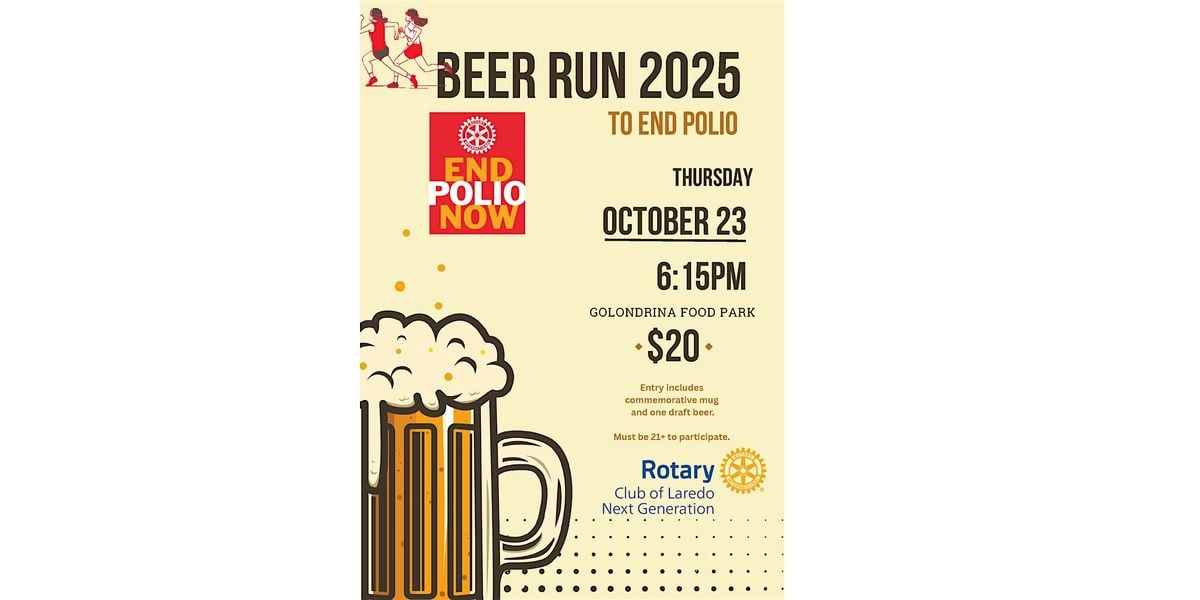 BEER RUN 2025, 23 October | Event in Laredo | AllEvents