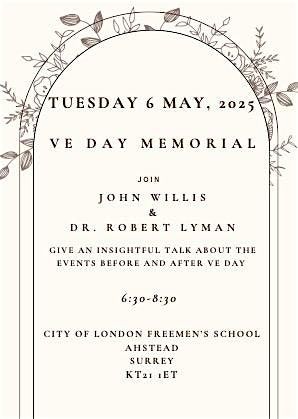 VE Day Memorial | Event in Ashtead | AllEvents