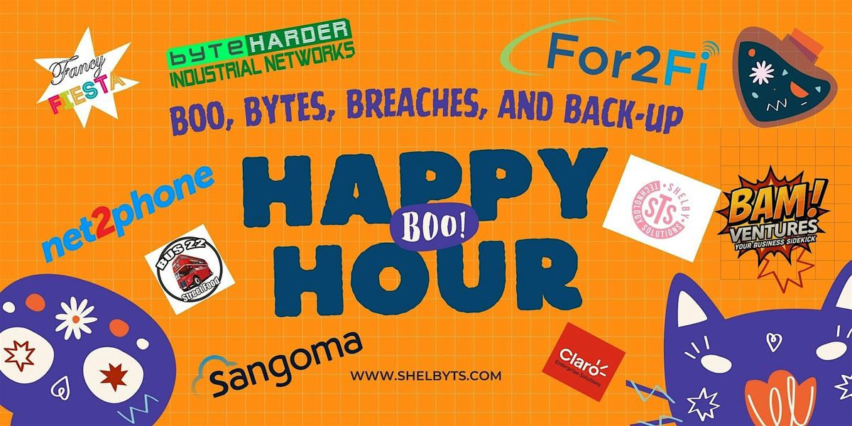 Boo, Bytes, Breaches, and Back-ups Happy Hour, 30 October | Event in Midland | AllEvents