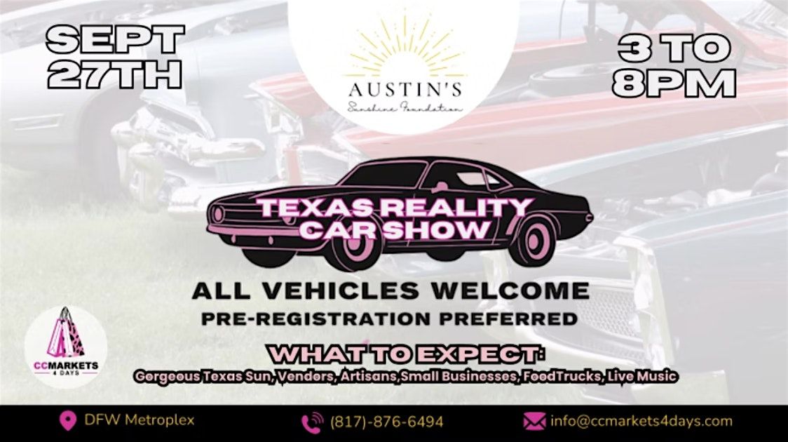 Austins Sunshine Foundation, 27 September | Event in Arlington | AllEvents